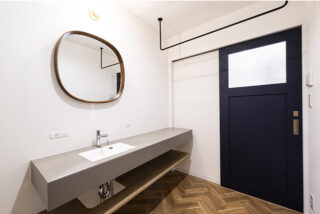 造作洗面のこだわりランドリー