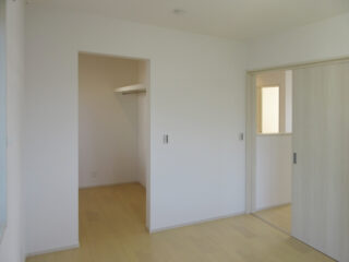 お掃除が楽になるウォークインクローゼット