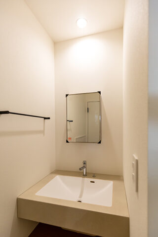 洗面台もスタイリッシュに