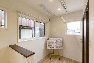 便利な室内物干しスペース