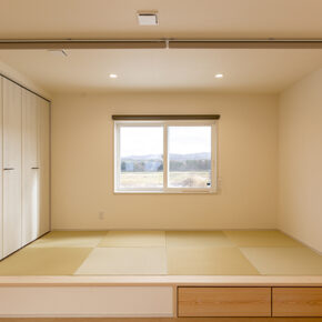 見晴らしの良い2階リビングのお家