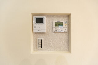 アクセントクロスが可愛いスイッチニッチ