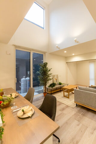 開放的な吹抜け